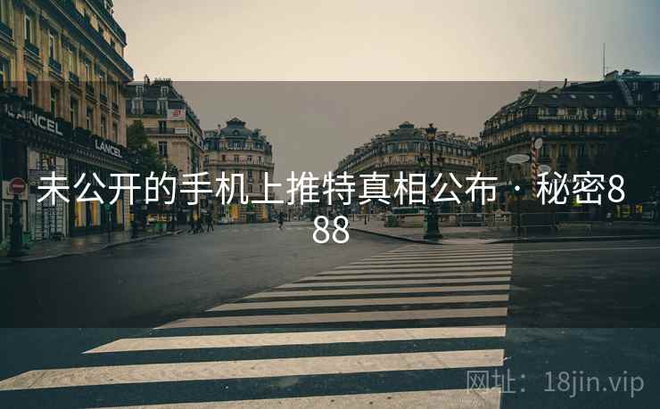 未公开的手机上推特真相公布 · 秘密888